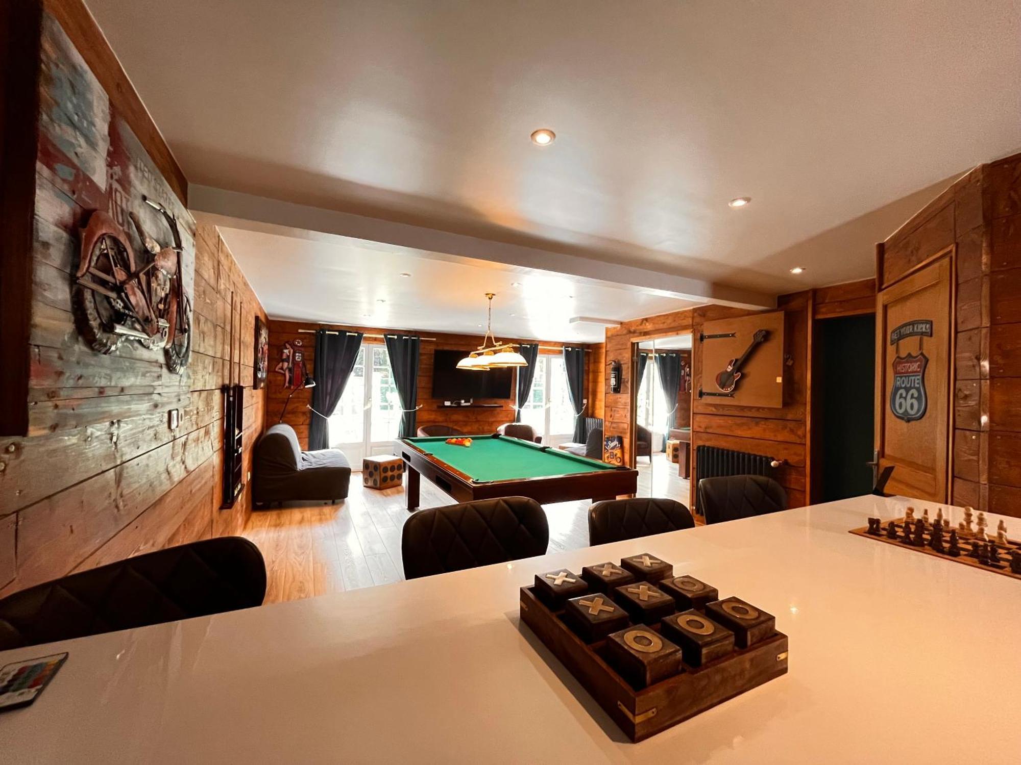 Villa Avec Piece Billard Style Ranch Us Saint-Fargeau-Ponthierry Exterior foto